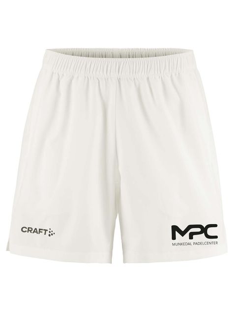 Craft Shorts ABILITY with pockets, White (Munkedal Padel Center)